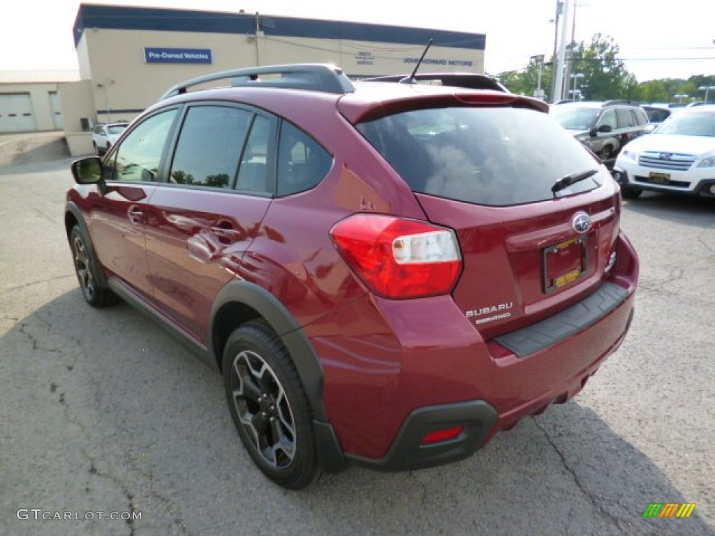 2014 XV Crosstrek 2.0i Premium - Venetian Red Pearl / Ivory photo #5