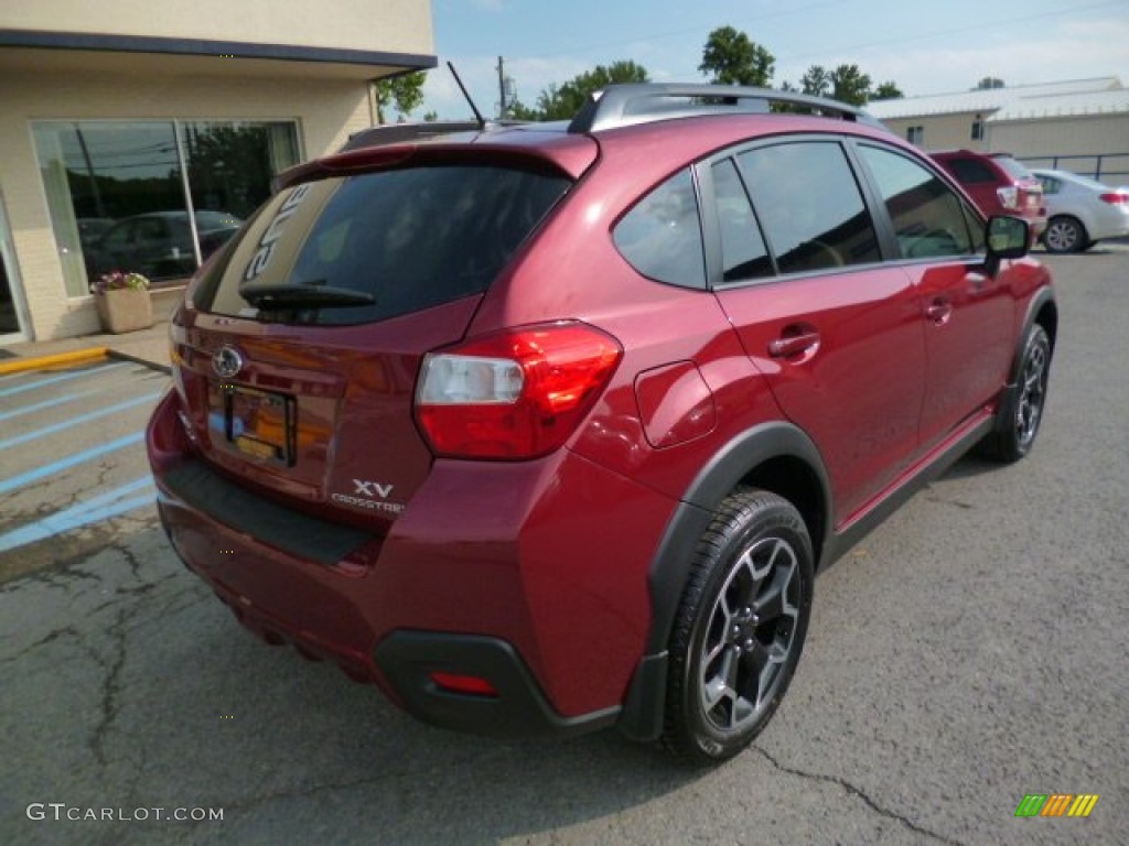 2014 XV Crosstrek 2.0i Premium - Venetian Red Pearl / Ivory photo #7