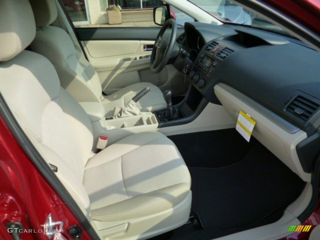 2014 XV Crosstrek 2.0i Premium - Venetian Red Pearl / Ivory photo #10