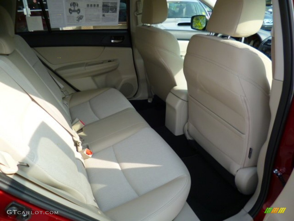 2014 XV Crosstrek 2.0i Premium - Venetian Red Pearl / Ivory photo #12
