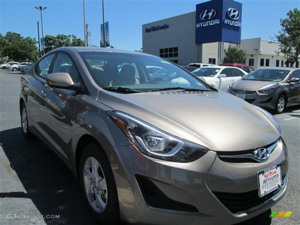 2014 Elantra SE Sedan - Bronze / Beige photo #1