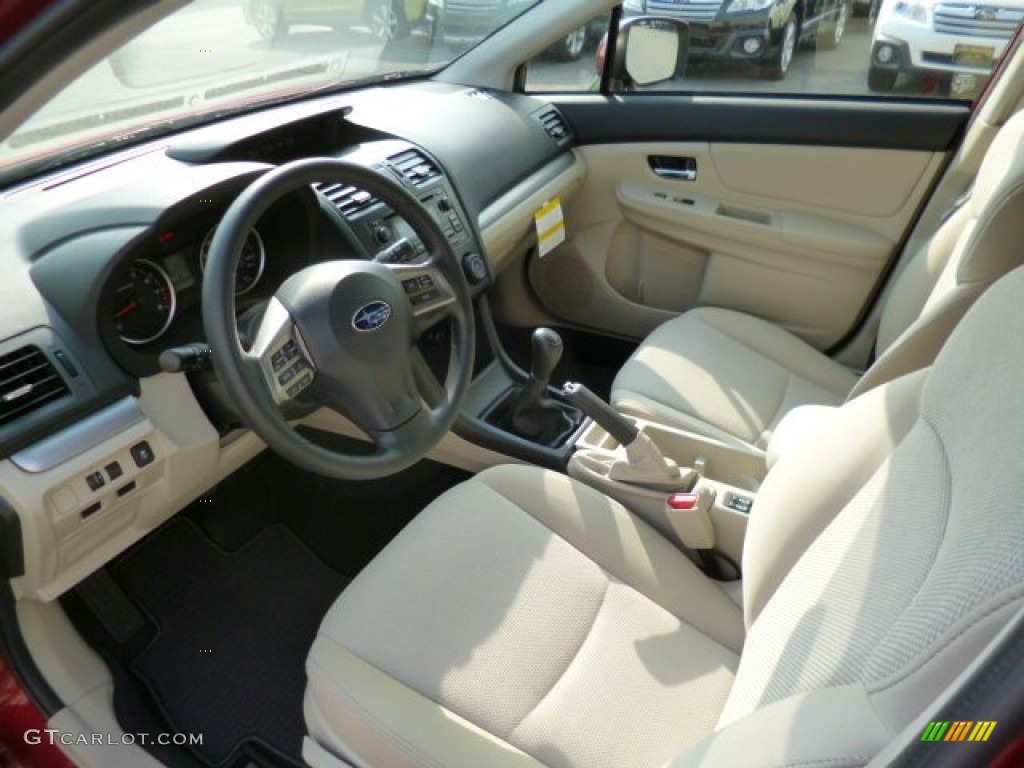 2014 XV Crosstrek 2.0i Premium - Venetian Red Pearl / Ivory photo #17