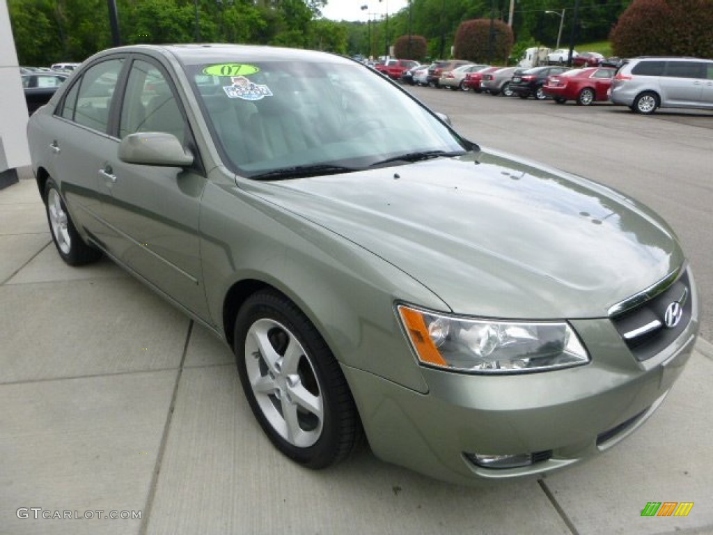 Natural Khaki 2007 Hyundai Sonata Limited V6 Exterior Photo #94374551