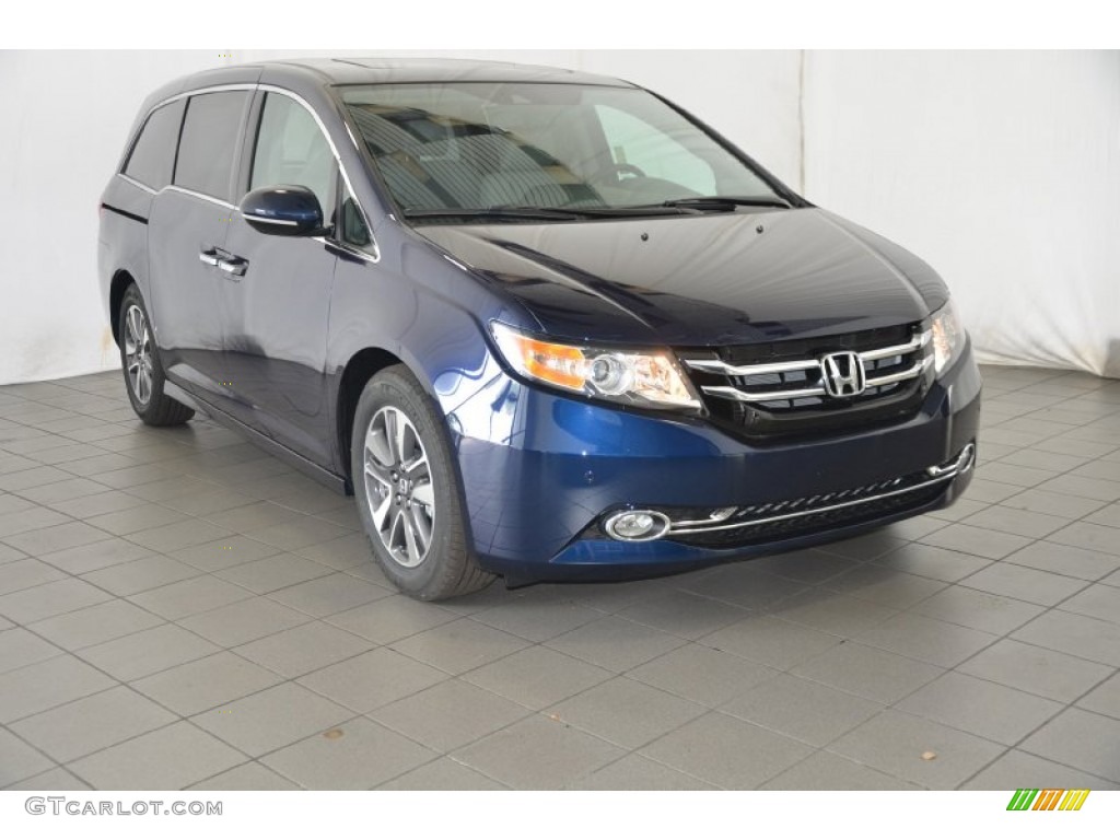 2014 Odyssey Touring - Obsidian Blue Pearl / Gray photo #1