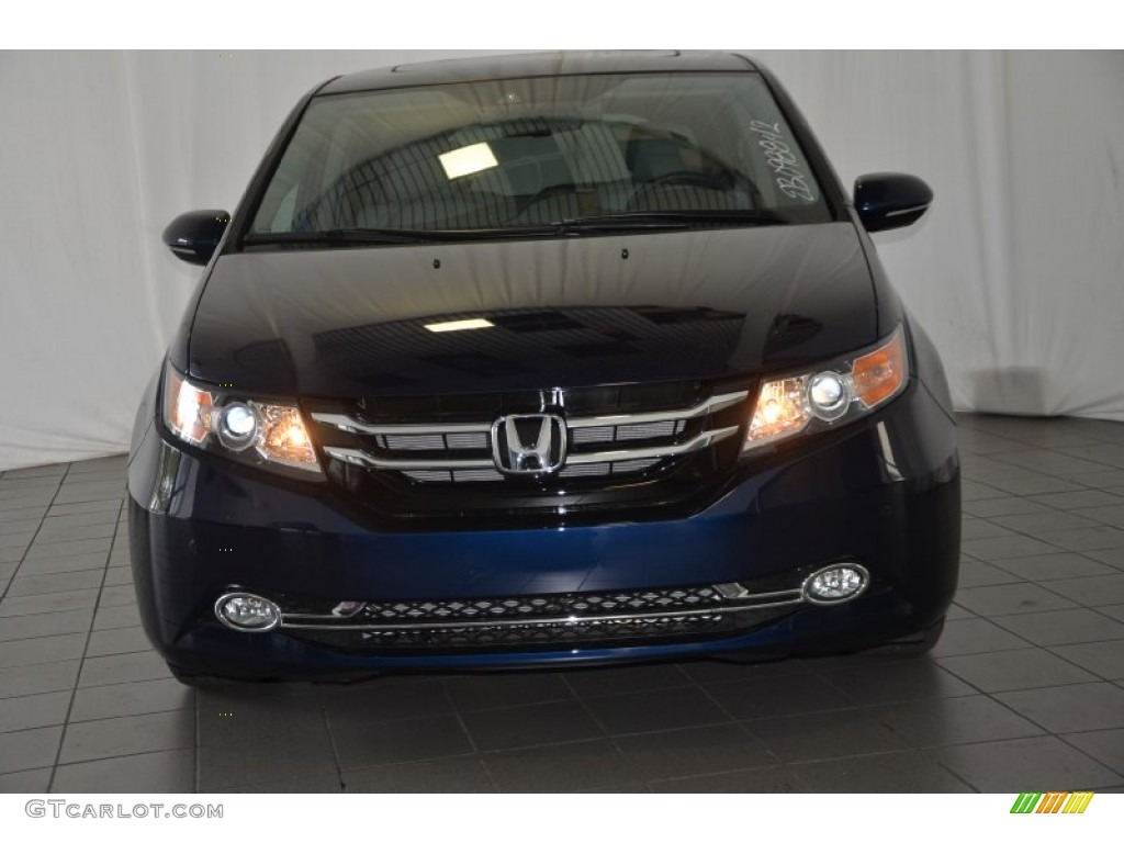 2014 Odyssey Touring - Obsidian Blue Pearl / Gray photo #2
