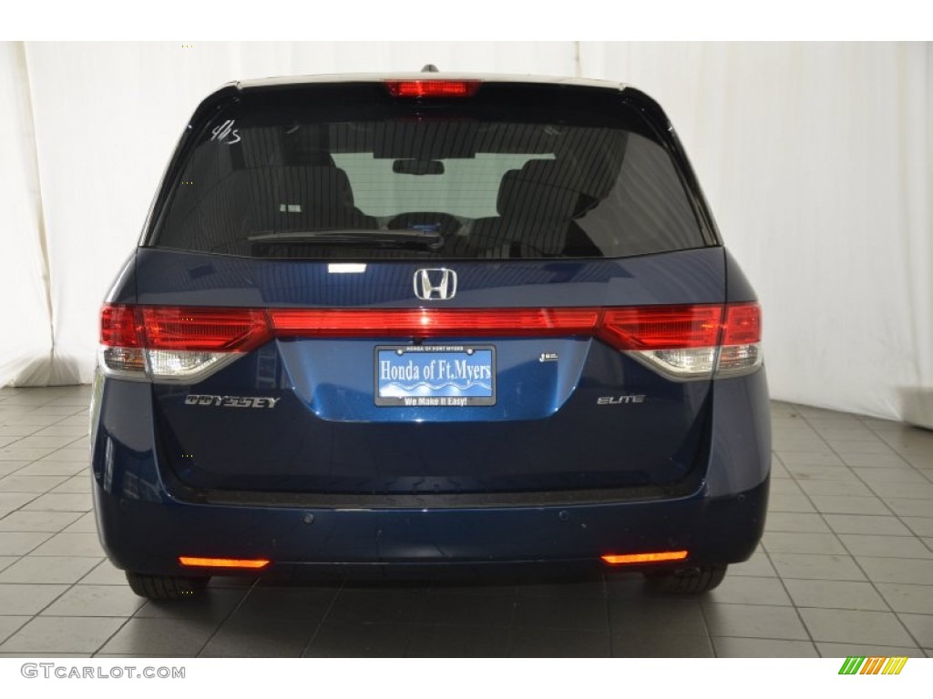 2014 Odyssey Touring - Obsidian Blue Pearl / Gray photo #5