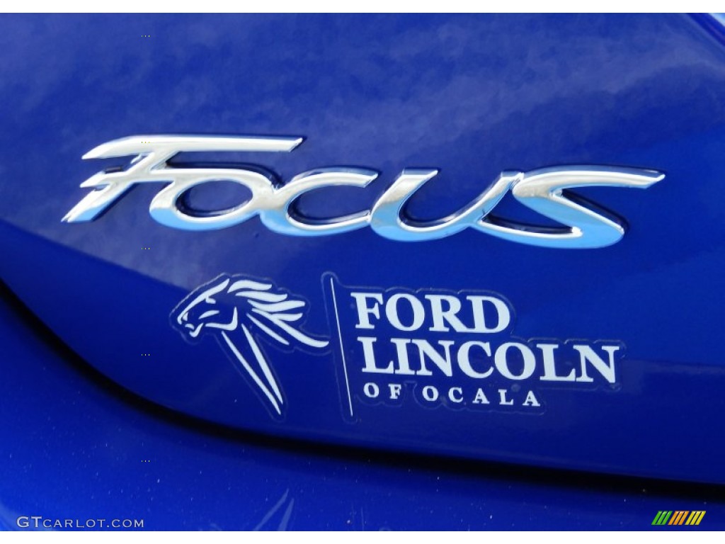 2014 Focus ST Hatchback - Performance Blue / ST Performance Blue/Charcoal Black Recaro Sport Seats photo #4