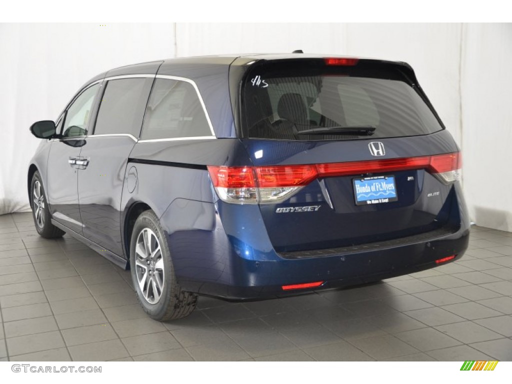 2014 Odyssey Touring - Obsidian Blue Pearl / Gray photo #6