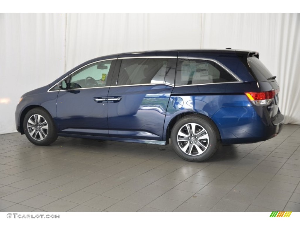 2014 Odyssey Touring - Obsidian Blue Pearl / Gray photo #7