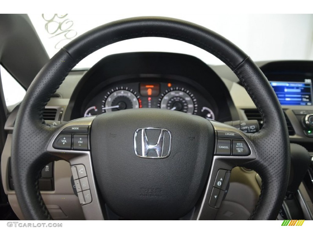 2014 Odyssey Touring - Obsidian Blue Pearl / Gray photo #16