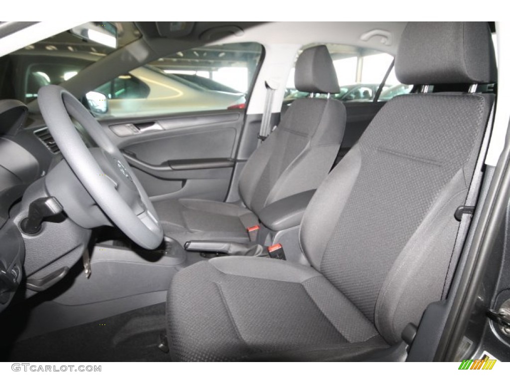 2014 Jetta S Sedan - Platinum Gray Metallic / Titan Black photo #10