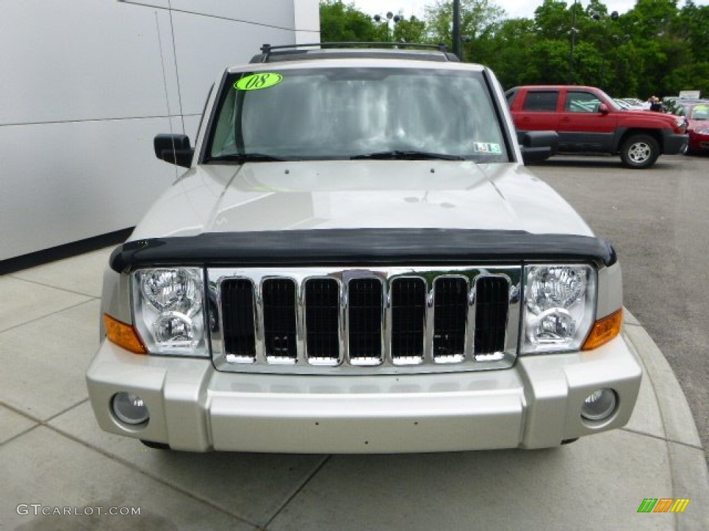 2008 Commander Sport 4x4 - Light Graystone Pearl / Dark Slate Gray photo #8