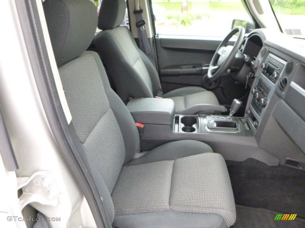2008 Commander Sport 4x4 - Light Graystone Pearl / Dark Slate Gray photo #10