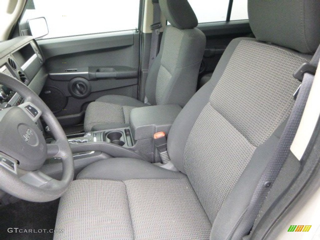 2008 Commander Sport 4x4 - Light Graystone Pearl / Dark Slate Gray photo #14