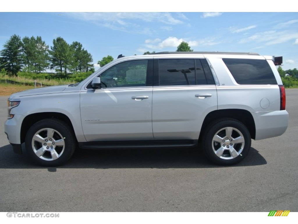 Silver Ice Metallic 2015 Chevrolet Tahoe LT Exterior Photo #94376516