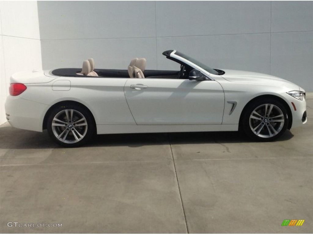 Alpine White 2014 BMW 4 Series 428i xDrive Convertible Exterior Photo #94377521