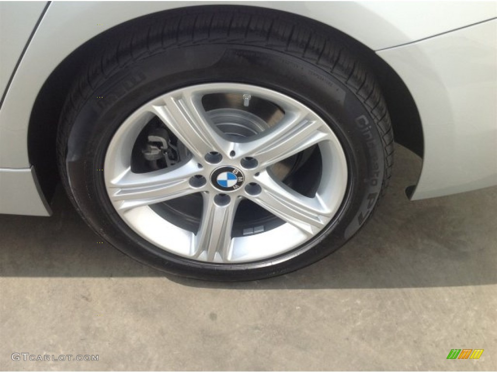 2014 3 Series 328i Sedan - Glacier Silver Metallic / Black photo #4