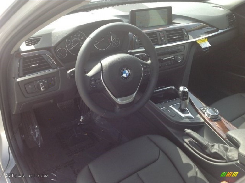 2014 3 Series 328i Sedan - Glacier Silver Metallic / Black photo #8