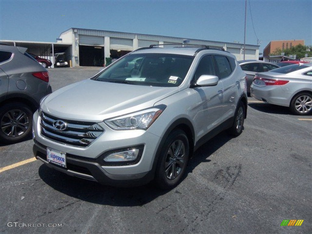 Moonstone Silver Hyundai Santa Fe Sport