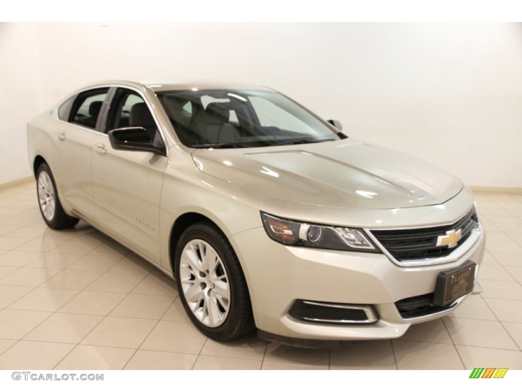 2014 Impala LS - Champagne Silver Metallic / Jet Black/Dark Titanium photo #1