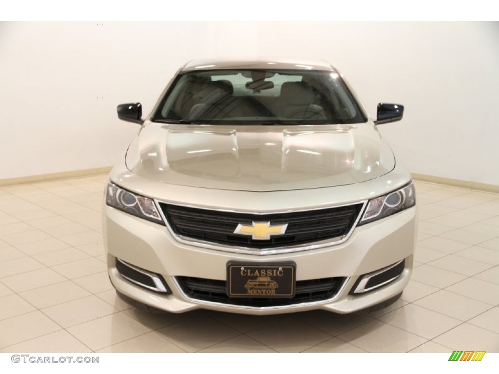 2014 Impala LS - Champagne Silver Metallic / Jet Black/Dark Titanium photo #2