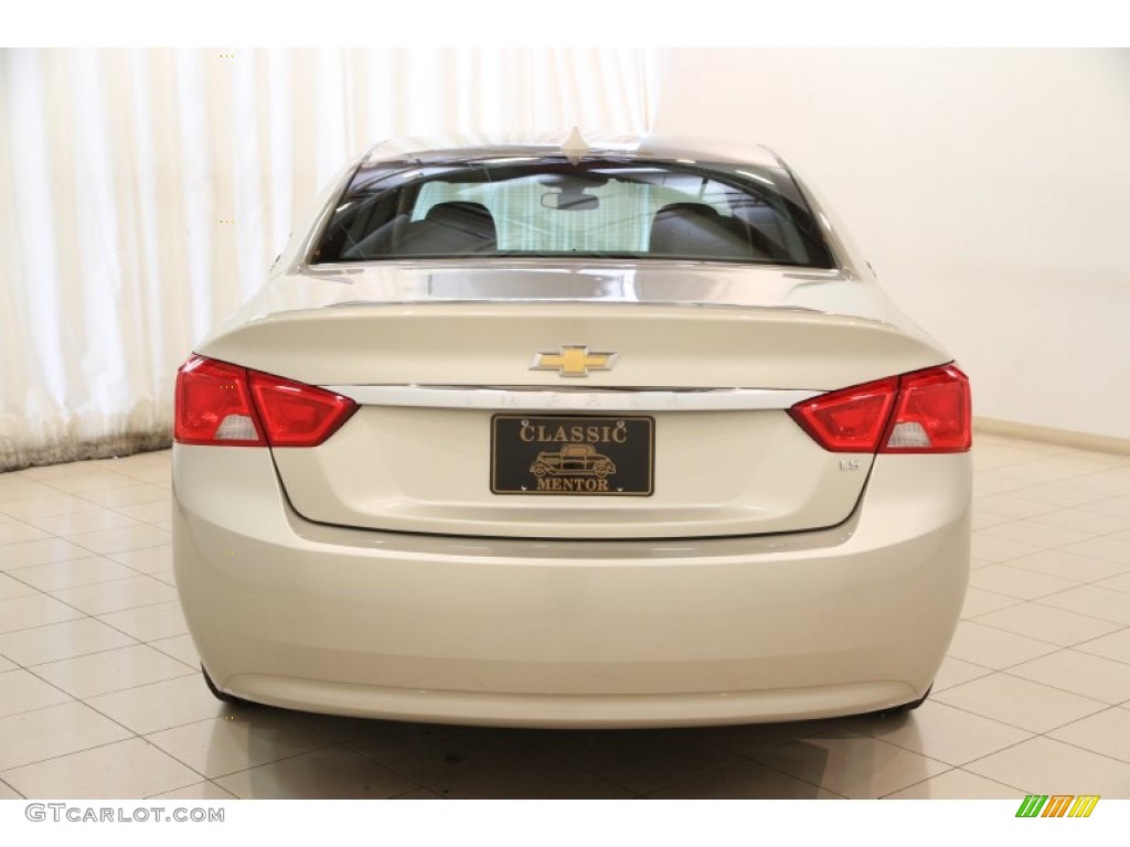 2014 Impala LS - Champagne Silver Metallic / Jet Black/Dark Titanium photo #14