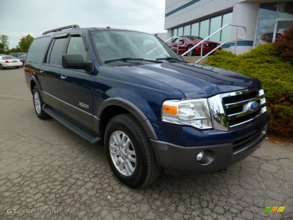 Dark Blue Pearl Metallic 2007 Ford Expedition EL XLT 4x4 Exterior Photo #94380392