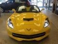 Velocity Yellow Tintcoat 2014 Chevrolet Corvette Stingray Convertible Exterior
