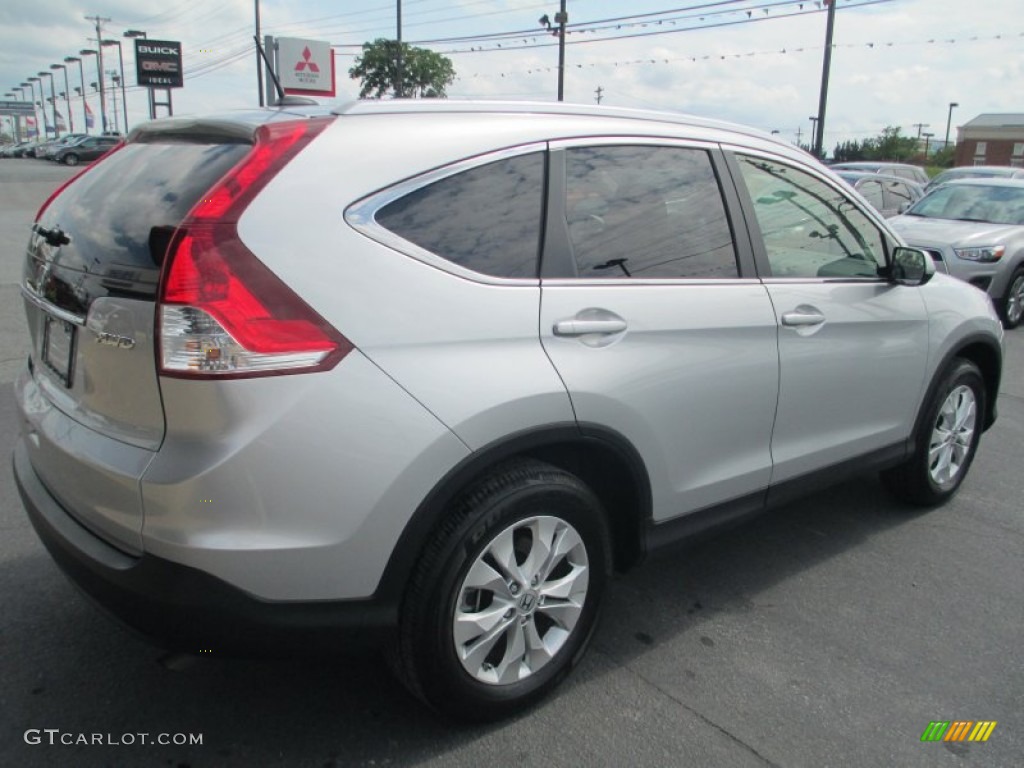2012 CR-V EX-L 4WD - Alabaster Silver Metallic / Black photo #7