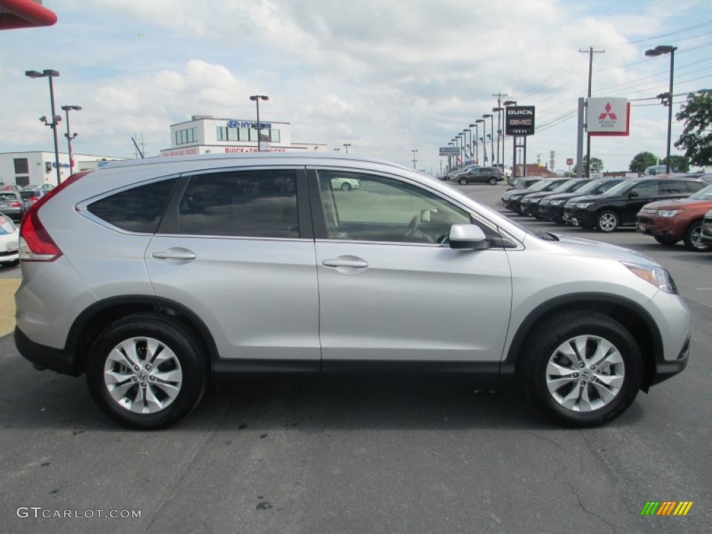 2012 CR-V EX-L 4WD - Alabaster Silver Metallic / Black photo #8