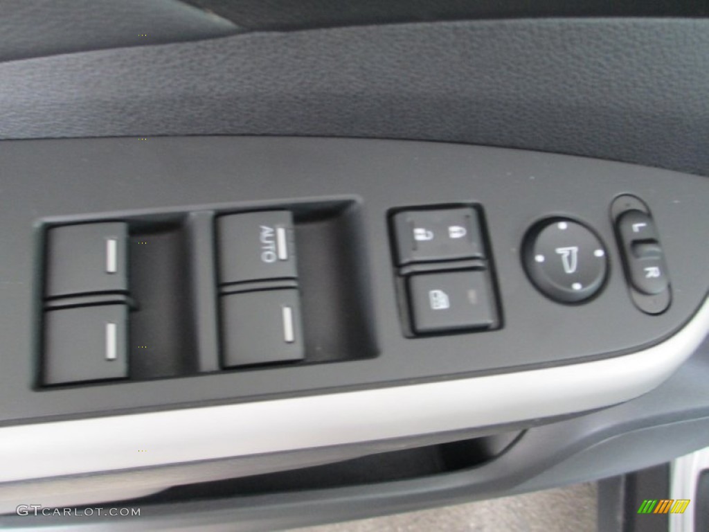 2012 CR-V EX-L 4WD - Alabaster Silver Metallic / Black photo #14