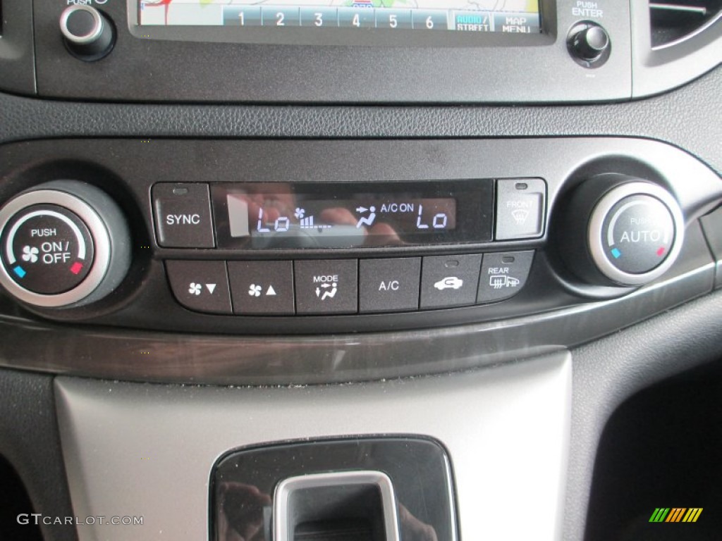 2012 CR-V EX-L 4WD - Alabaster Silver Metallic / Black photo #28