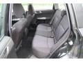 2010 Subaru Forester Black Interior Rear Seat Photo