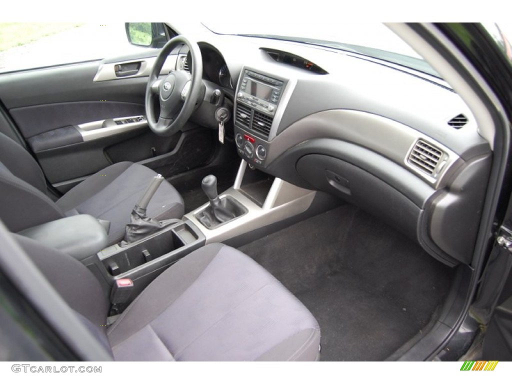 2010 Subaru Forester 2.5 X Premium Black Dashboard Photo #94382879