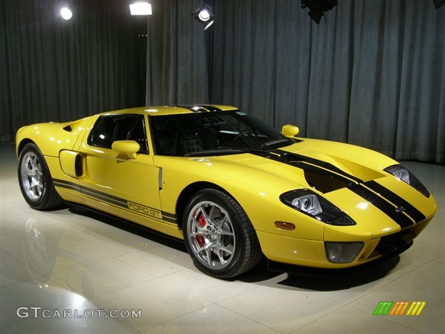 Screaming Yellow 2006 Ford GT Standard GT Model Exterior Photo #94384