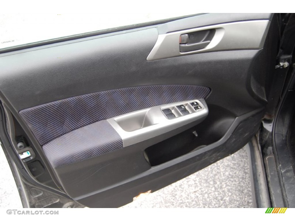 2010 Subaru Forester 2.5 X Premium Black Door Panel Photo #94383005