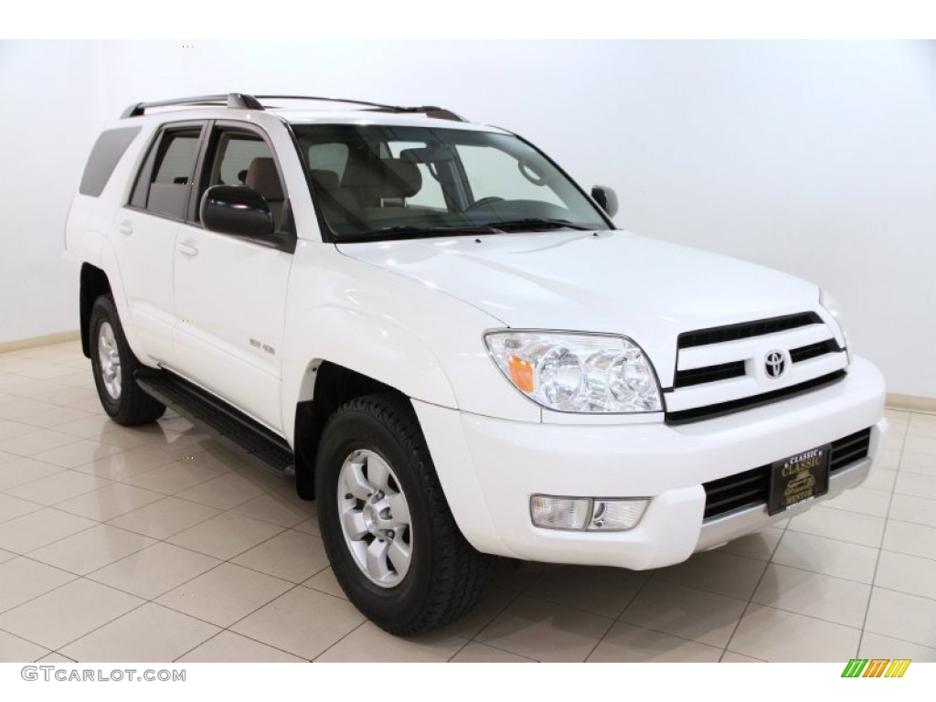 2004 4Runner SR5 4x4 - Natural White / Taupe photo #1