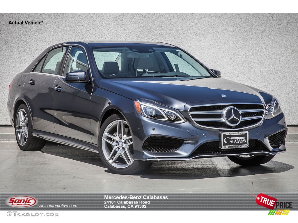 2014 E 350 Sport Sedan - Steel Gray Metallic / Gray/Dark Gray photo #1