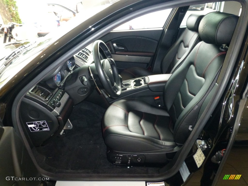 Nero Interior 2010 Maserati Quattroporte Sport GT S Photo #94387469