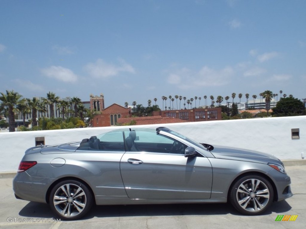 2014 E 350 Cabriolet - Paladium Silver Metallic / Black photo #3