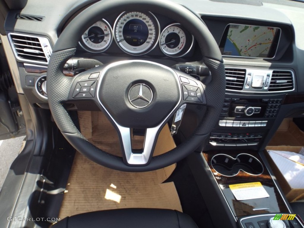 2014 E 350 Cabriolet - Paladium Silver Metallic / Black photo #7
