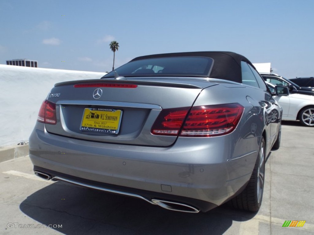 2014 E 350 Cabriolet - Paladium Silver Metallic / Black photo #8