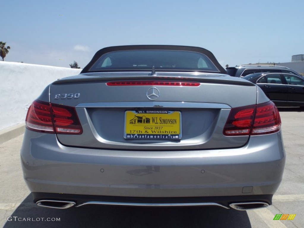 2014 E 350 Cabriolet - Paladium Silver Metallic / Black photo #9