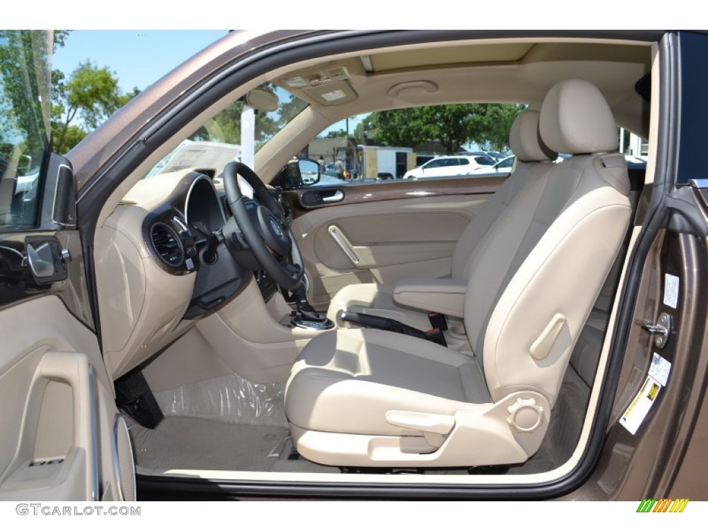 2014 Beetle TDI - Toffee Brown Metallic / Beige photo #3