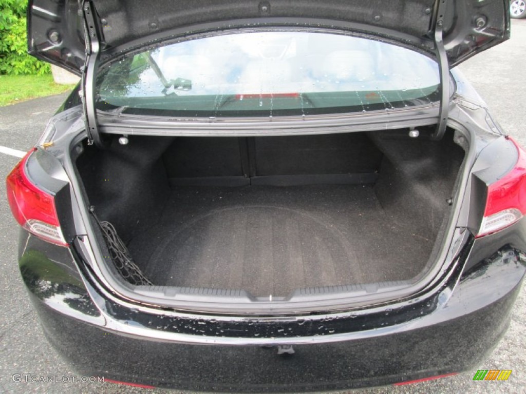 2012 Elantra Limited - Midnight Black / Gray photo #19