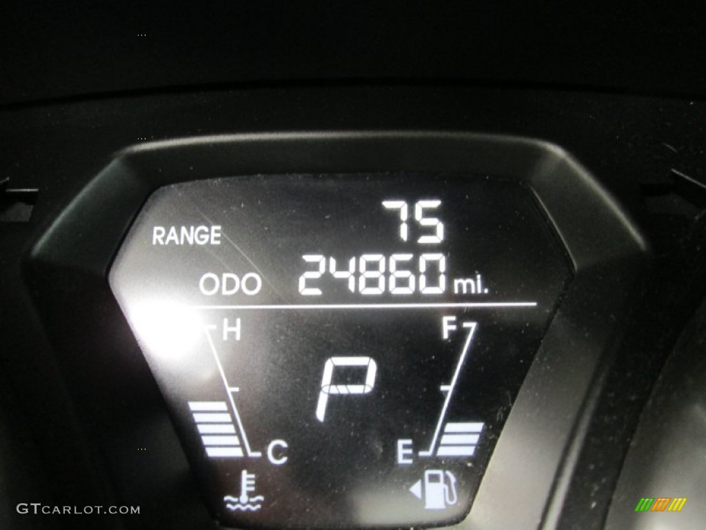 2012 Elantra Limited - Midnight Black / Gray photo #29
