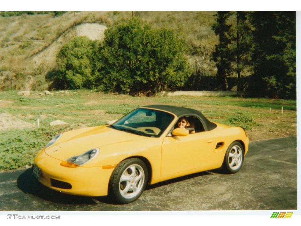 Speed Yellow Porsche Boxster