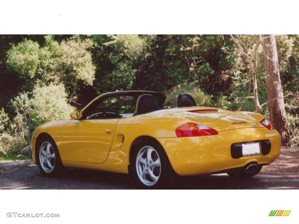 2000 Boxster  - Speed Yellow / Savanna Beige photo #3