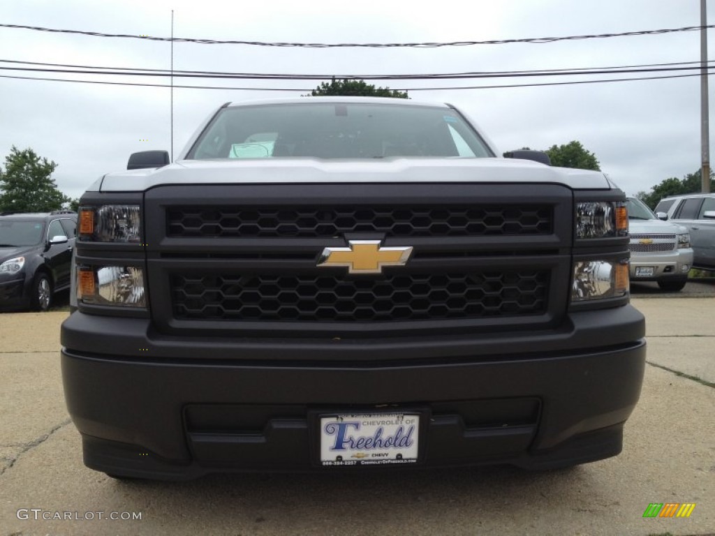 2014 Silverado 1500 WT Regular Cab - Silver Ice Metallic / Jet Black/Dark Ash photo #2