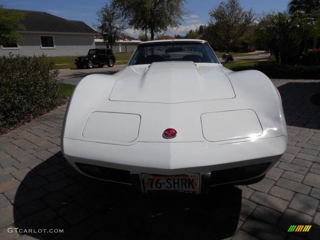 1976 Corvette Stingray Coupe - Classic White / Black photo #3